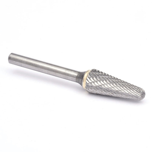 1/2" SL-Type Double Cut Taper Carbide Burr SC90108